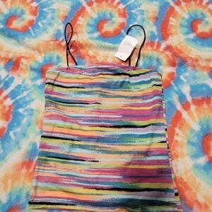Rue21 Multicolor Striped Tank Top